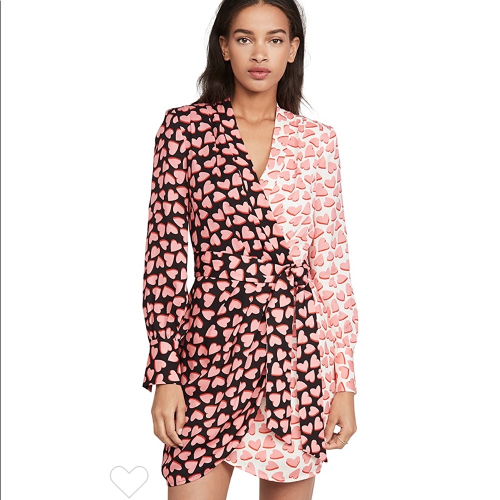 Rebecca Vallance Twin Hearts Wrap Dress - Picture 6 of 8